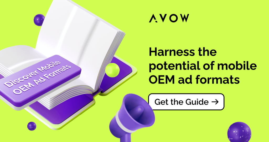 AVOW Ad Formats Guide