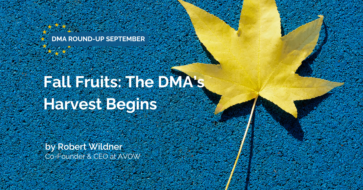 Is the DMA too old fashioned?