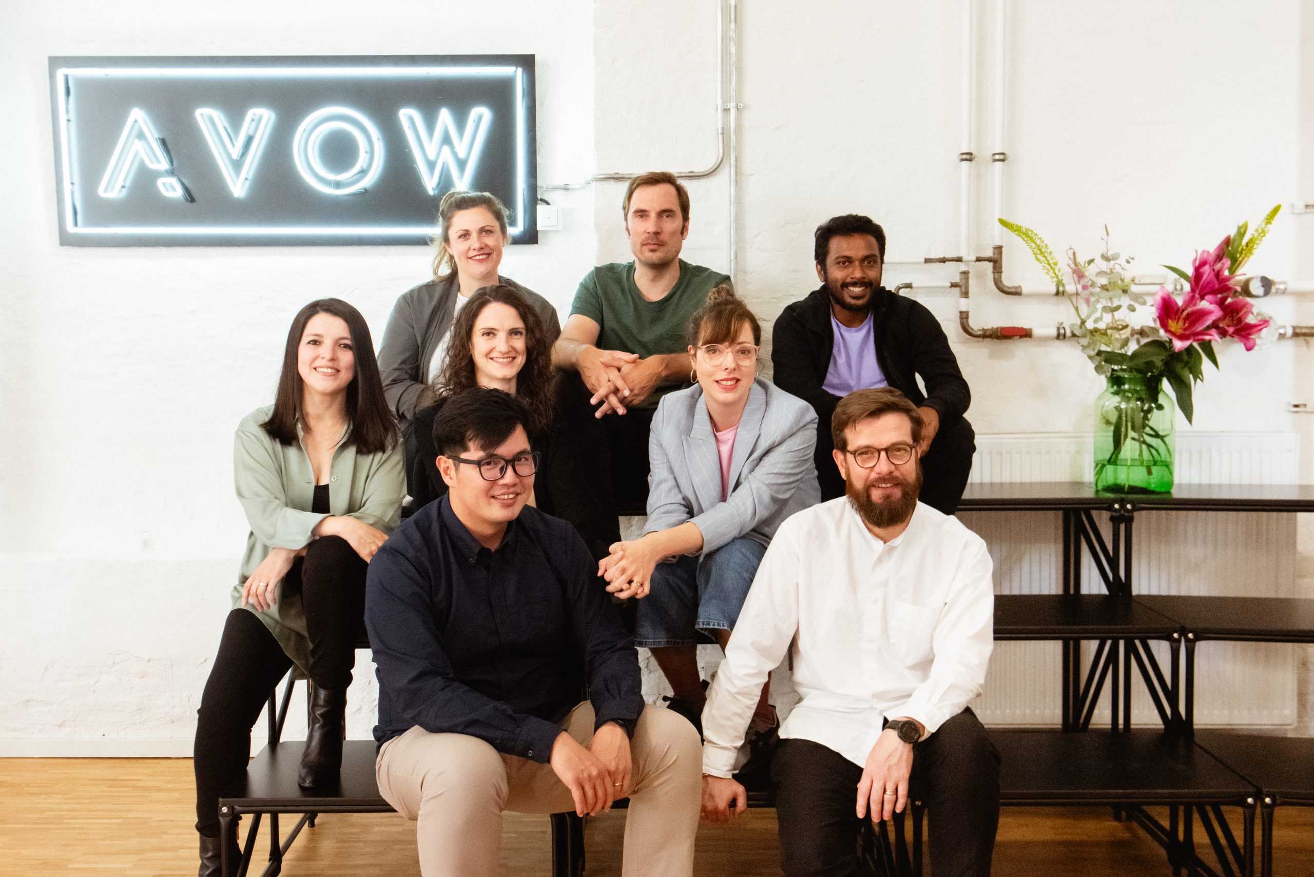Group photo of AVOW leadership team