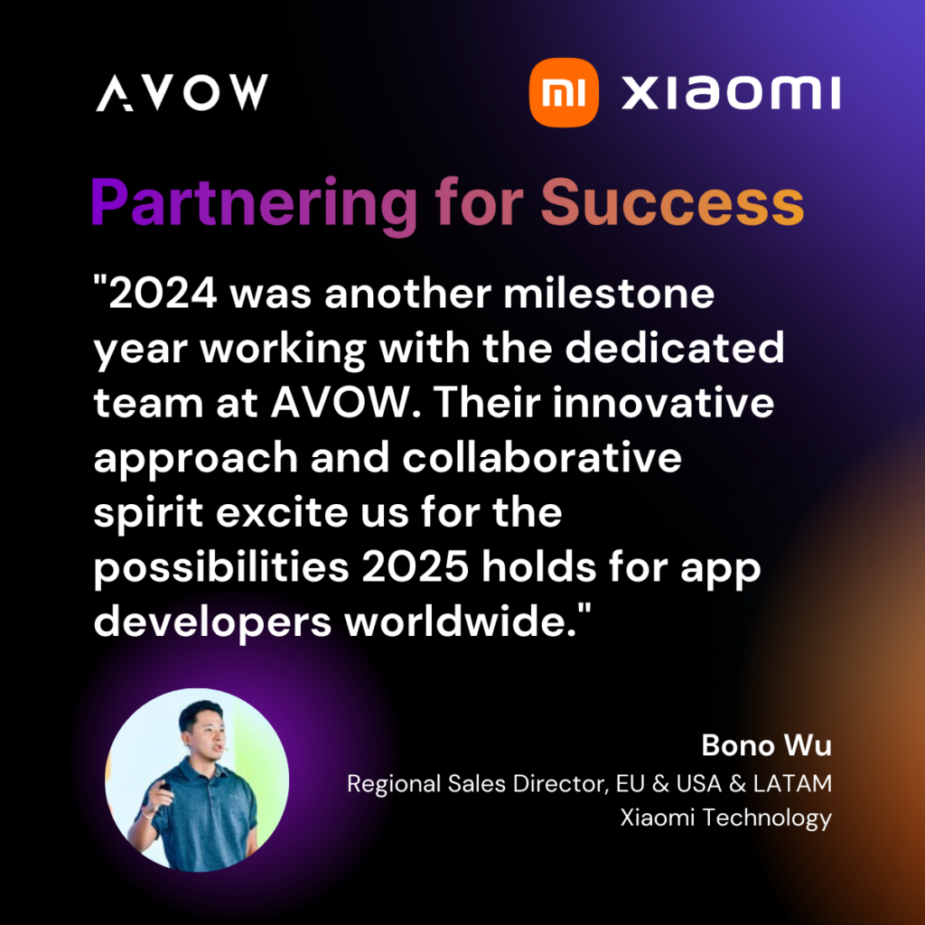 Mobile OEM Success Quote -  Bono Wu, Regional Sales Director, EU & USA & LATAM at Xiaomi Technology