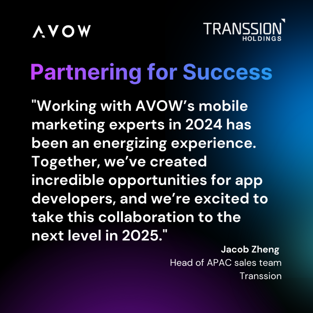 Mobile OEM Success Quote -  acob Zheng, Head of APAC sales team, Transsion