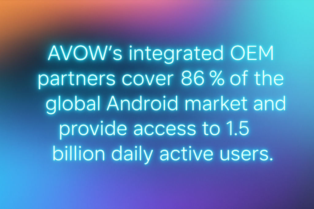 app marketing 2025 - avow's oem partners